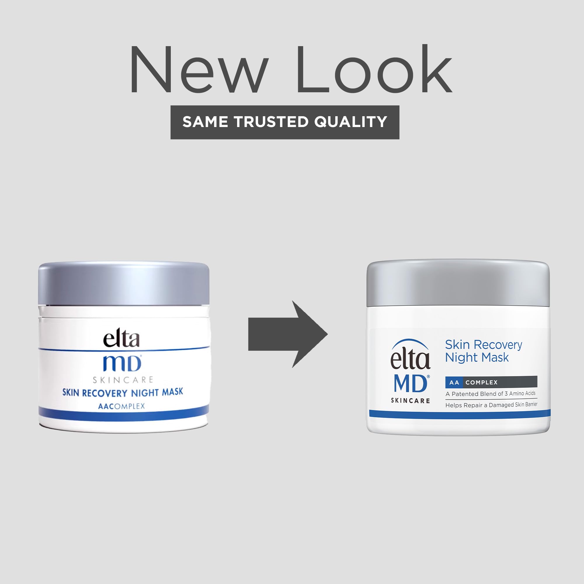 Textura crema suave de EltaMD para hidratar la piel durante la noche.