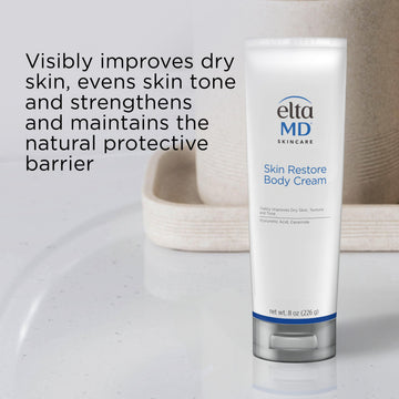 Ingrediente ácido hialurónico en EltaMD Skin Restore para hidratación profunda.