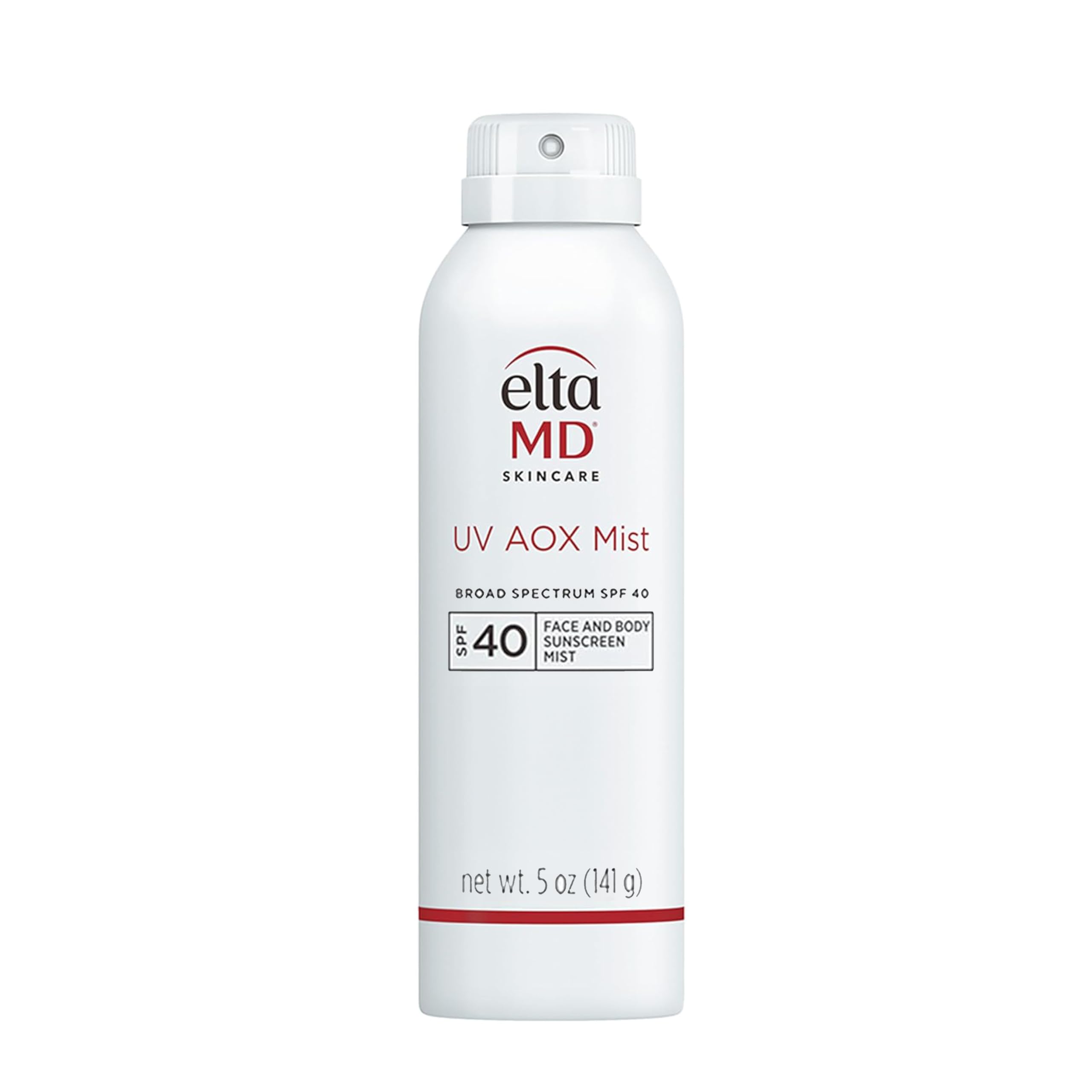 Protección mineral de EltaMD UV AOX Mist para rostro y cuerpo.