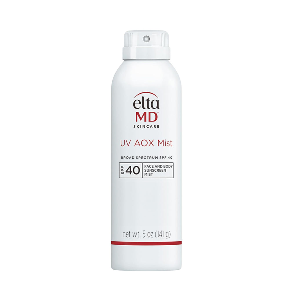 Protección mineral de EltaMD UV AOX Mist para rostro y cuerpo.