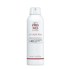 Protección mineral de EltaMD UV AOX Mist para rostro y cuerpo.