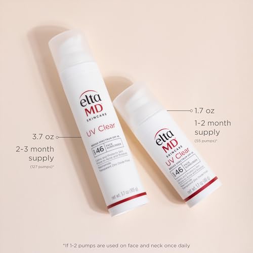 EltaMD UV Clear envase 1-7oz, formato de viaje práctico para llevar