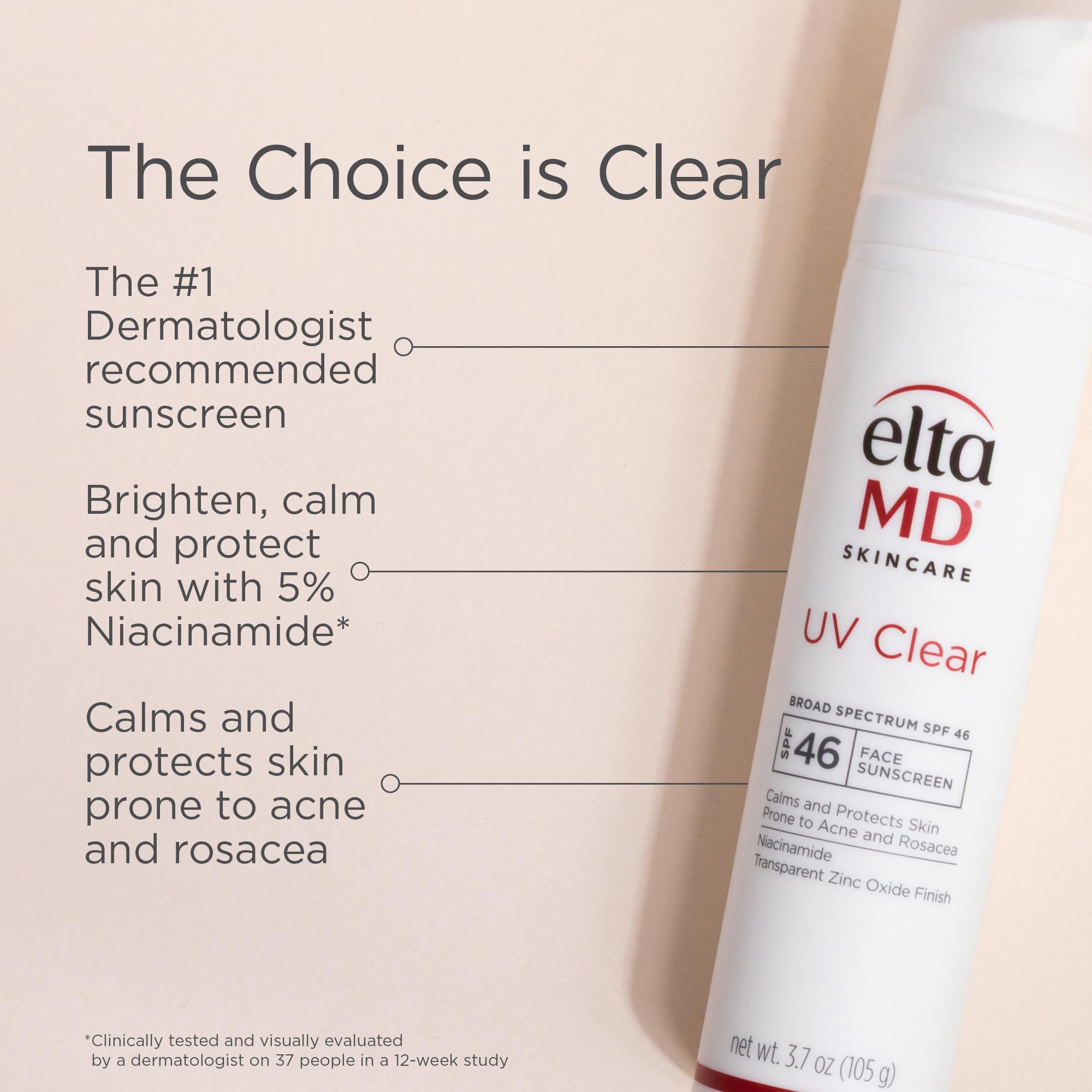EltaMD UV Clear ideal para piel sensible, se puede usar como base de maquillaje