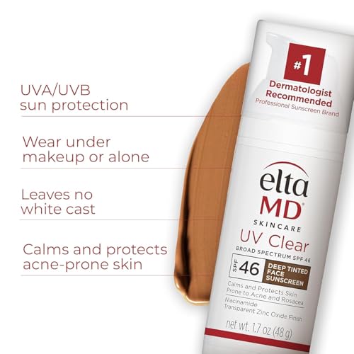 EltaMD UV Clear SPF 46 con textura ligera para aplicación suave diaria.