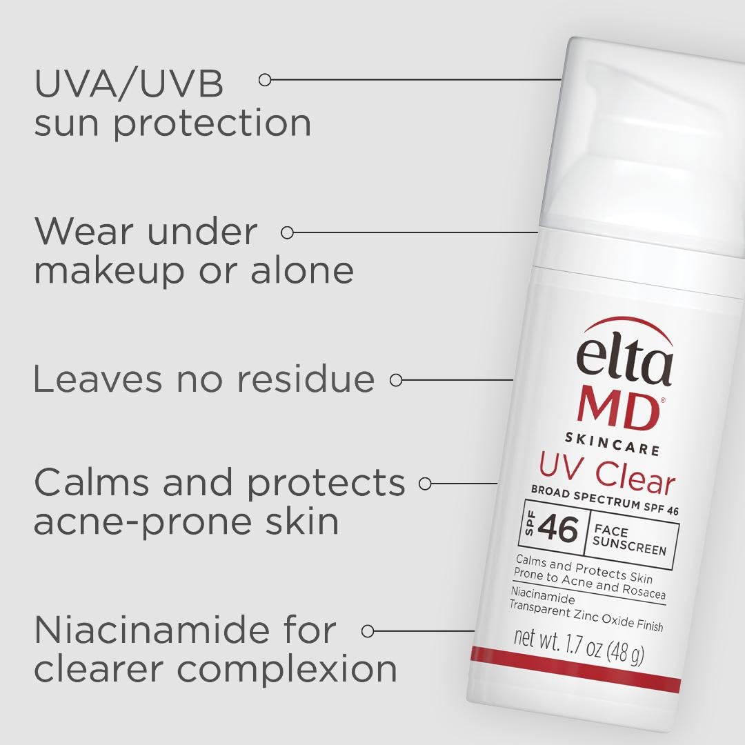 EltaMD UV Clear: textura sedosa que se absorbe rápido