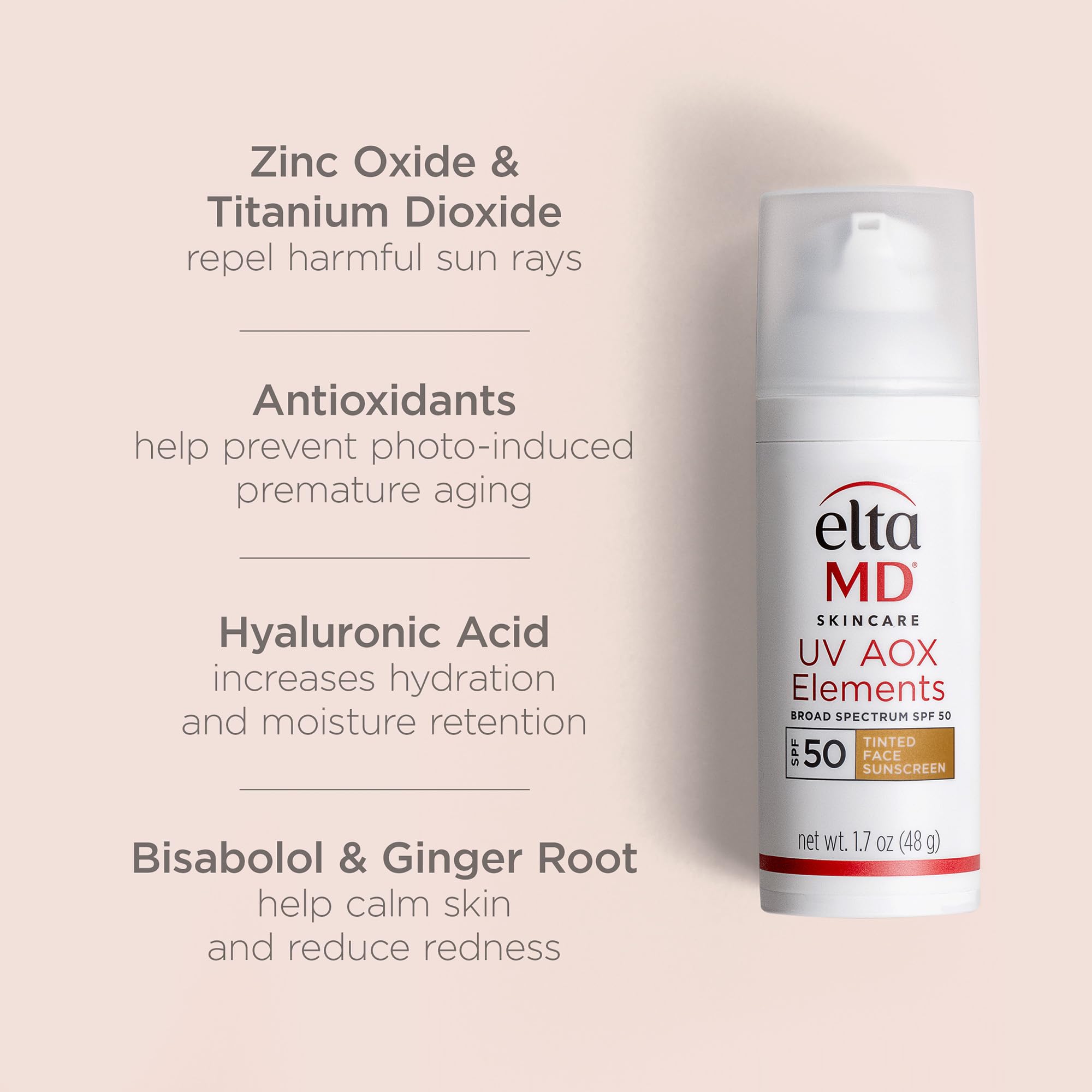 EltaMD UV Elements protector resistente al agua para días activos.