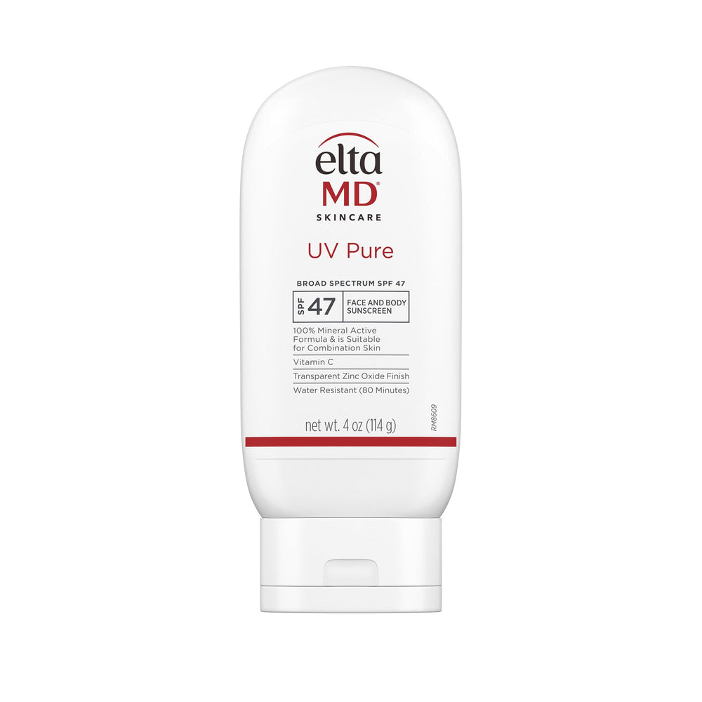 EltaMD UV Pure, bote protegiendo la piel con protector solar mineral para toda la familia.