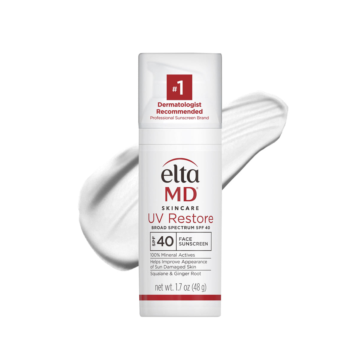EltaMD UV Restore: bote para rostro con protección mineral suave.