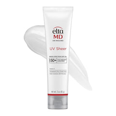 EltaMD UV Sheer para rostro: acabado mate y SPF 50+ sin residuo blanco.