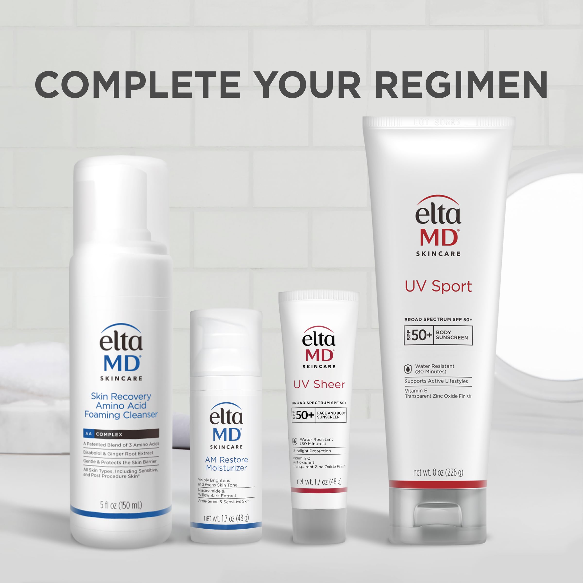 Sans parfum et hypoallergénique avec EltaMD UV Sport