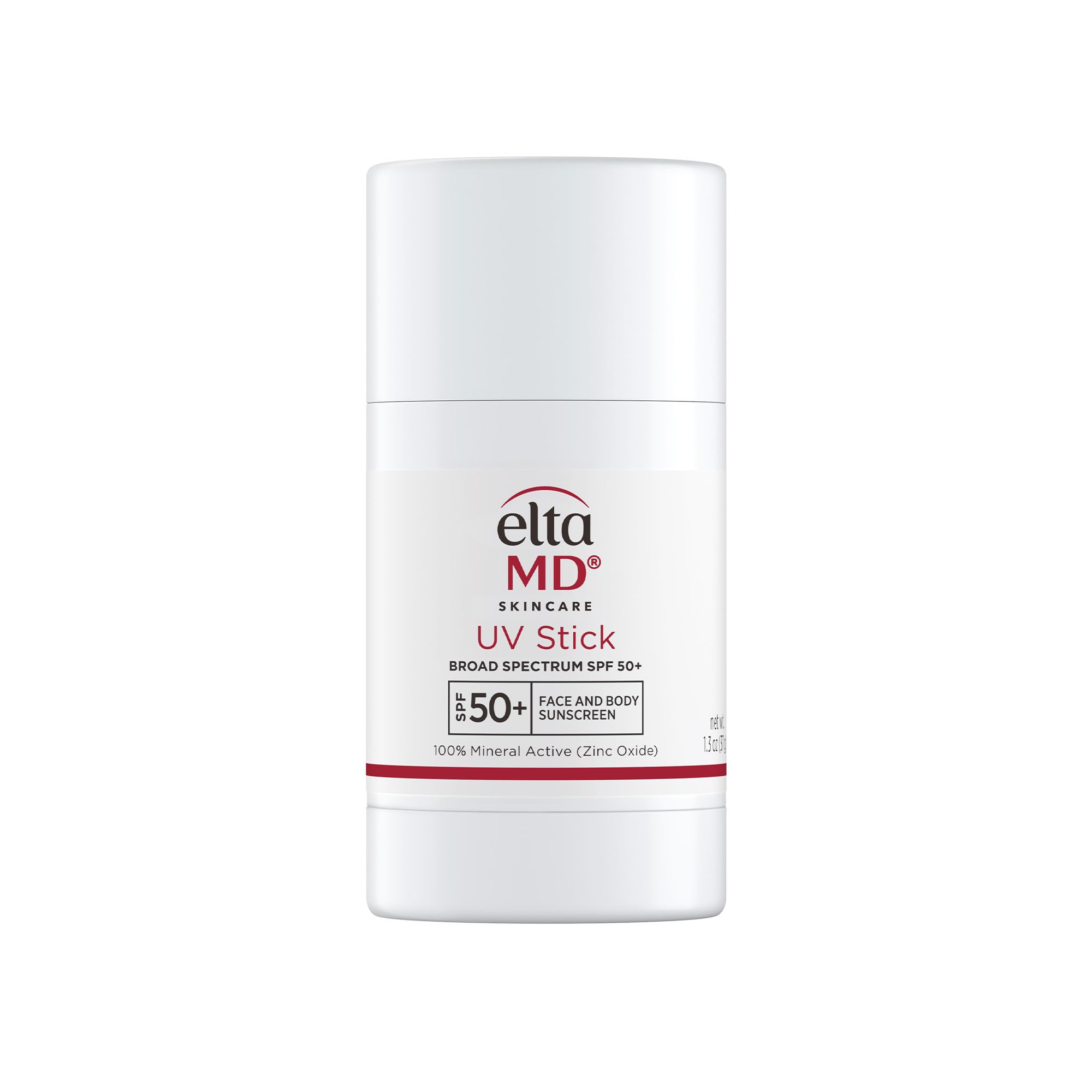 EltaMD UV Stick envase del producto con protección SPF50+ para rostro y cuerpo