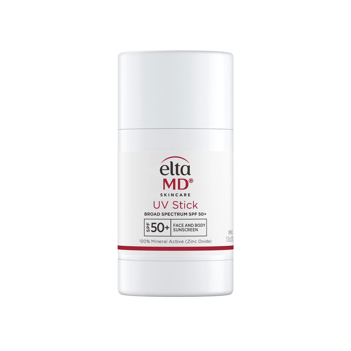 EltaMD UV Stick envase del producto con protección SPF50+ para rostro y cuerpo