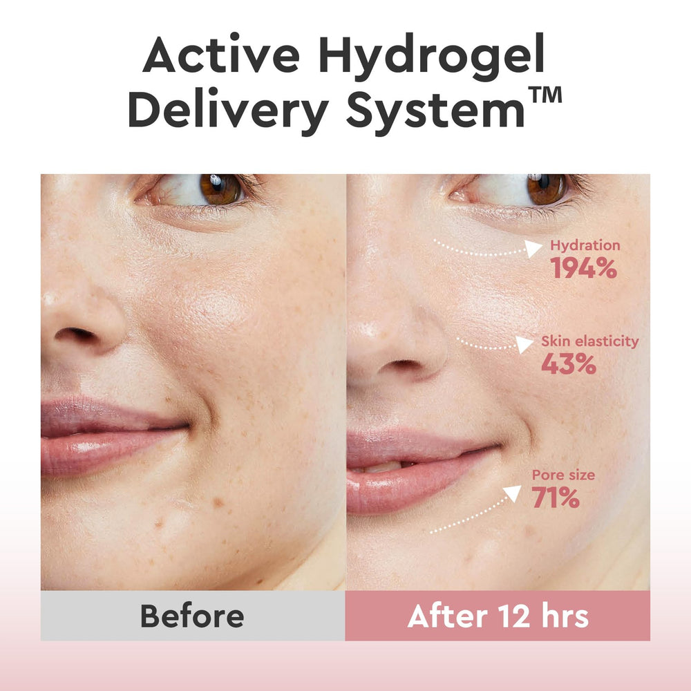 Elvira Bio-Collagen Real Deep Mask hydrogel sheet adheres to contours