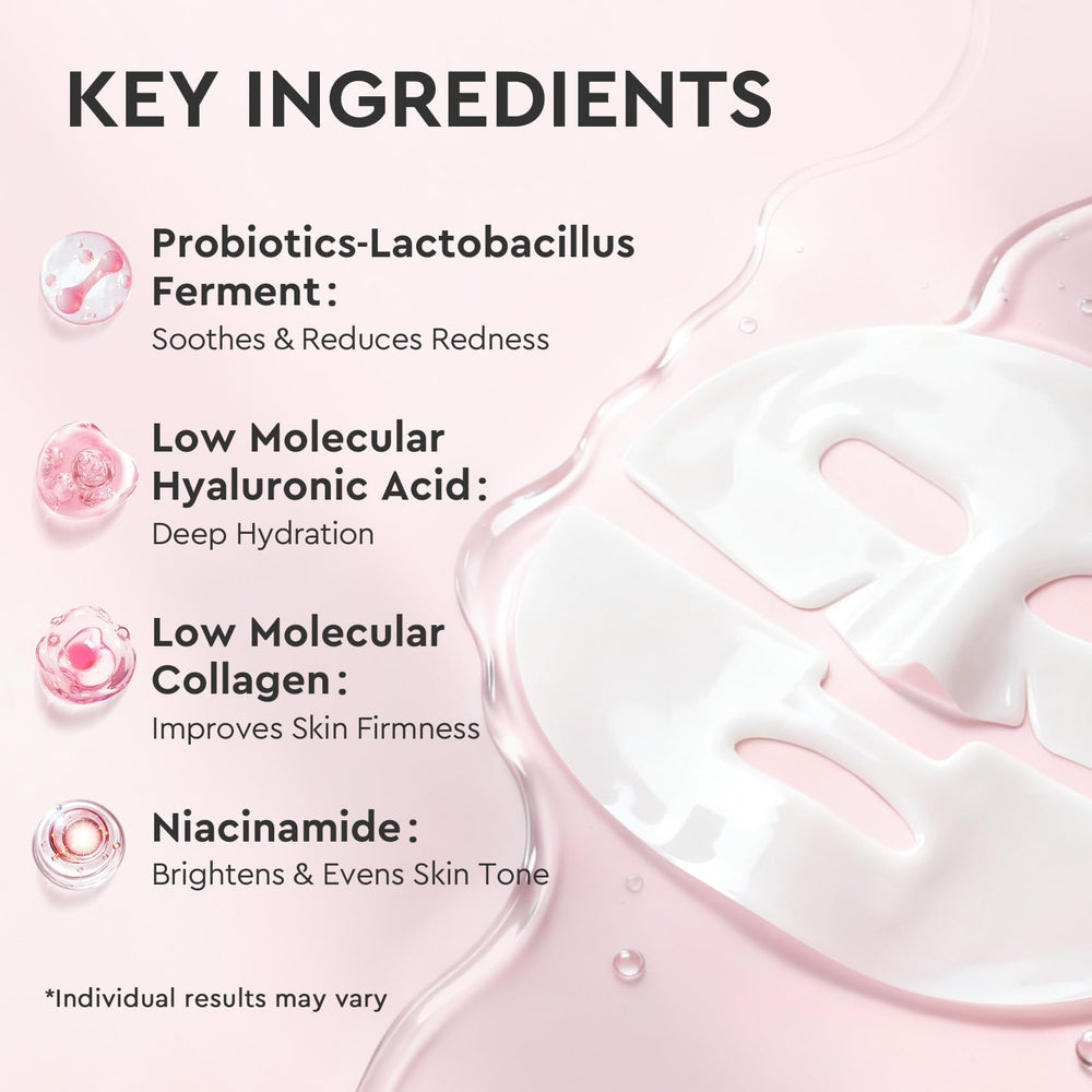 Elvira Bio-Collagen Real Deep Mask transparent melt during absorption