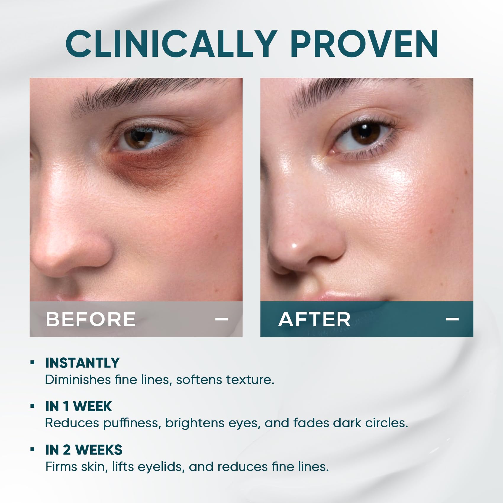 Elvira crema ojos dual, resultados visibles en la mirada con uso constante