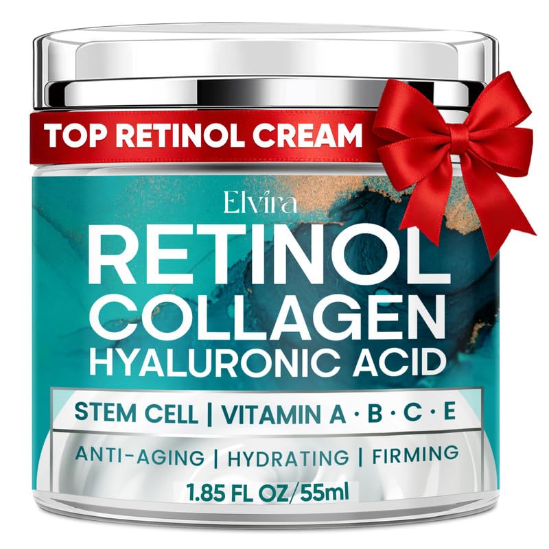 Elvira Retinol crema en bote para uso diario y piel más firme.