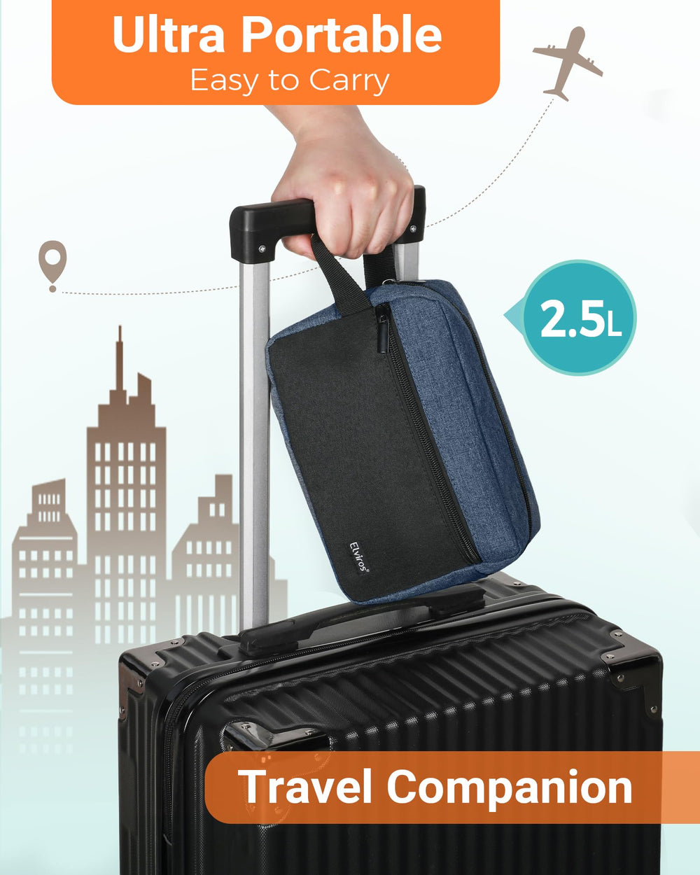 Regalo versátil de Elviros, ideal para hombres viajeros y uso diario.