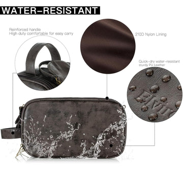 Elviros forro impermeable y cuero sintético protege el contenido de la humedad.