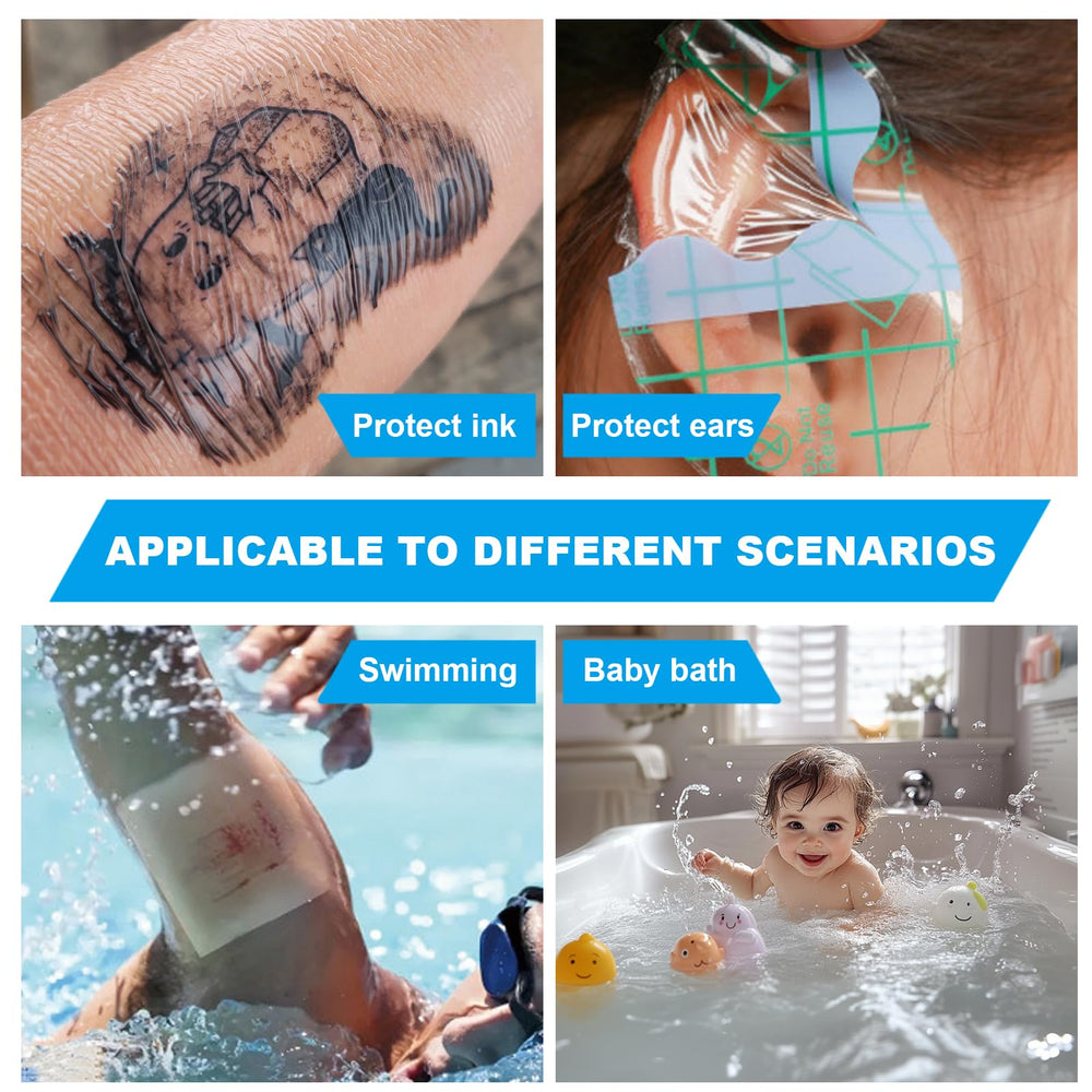 Emalla cobertura tatuaje protección agua para duchas y piscina.