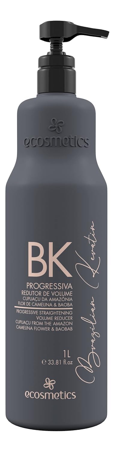 EMAX ECOSMETICS Deluxe Keratin: botella para alisado profesional y control del frizz.