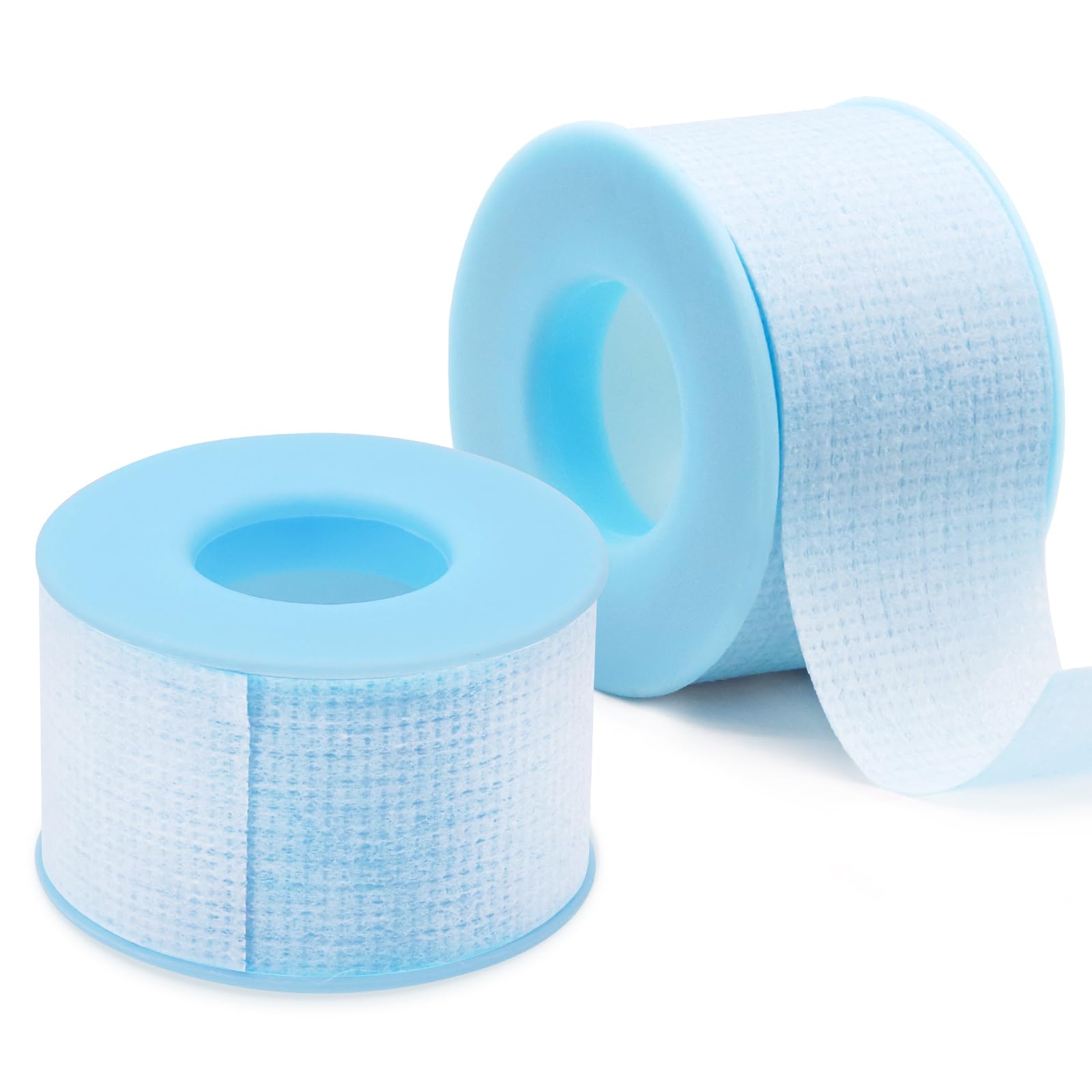 Embagol Lash Tape azul para extensiones, enfoque uso-extensiones, ofrece fijación estable durante la aplicación.