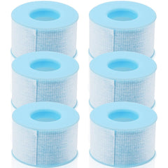 Embagol tira pestanas azul transpirable para extensiones, comodidad para la piel