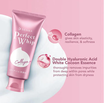 Embeauty Senka Perfect Whip, espuma densa ideal para la rutina diaria de limpieza.
