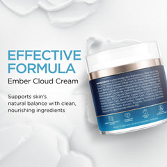 Ember Cloud textura cremosa que se funde en segundos al contacto.