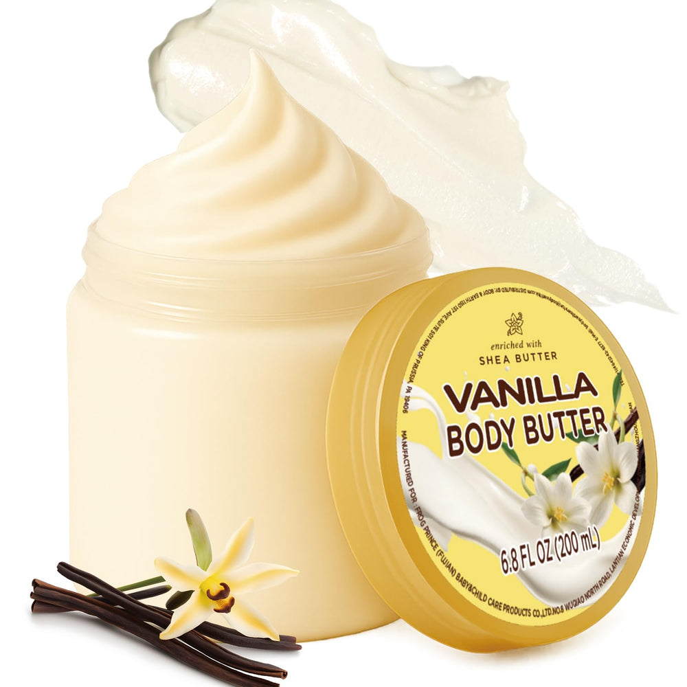 Embleaf Vanilla Body Butter envase de 200 ml para hidratación diaria de la piel.