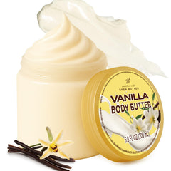 Embleaf Vanilla Body Butter envase de 200 ml para hidratación diaria de la piel.