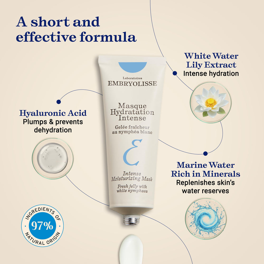 Embryolisse agua marina mineral, infunde minerales para un tono saludable.