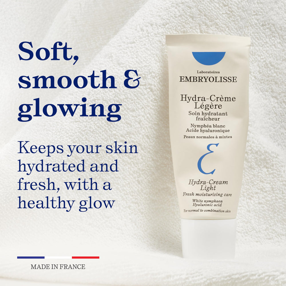 Embryolisse Hydra-Crema Ligera, aplicación diaria suave para rostro.