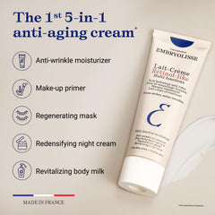 Embryolisse Lait-Crème durante la aplicación suave nutre la piel