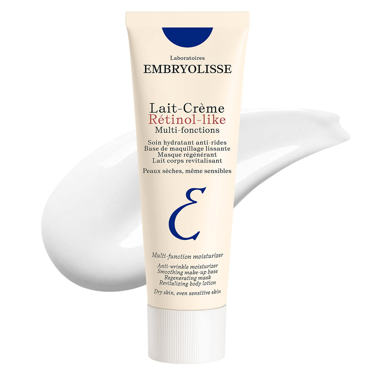 Embryolisse Lait-Crème en bote muestra textura suave para hidratación diaria