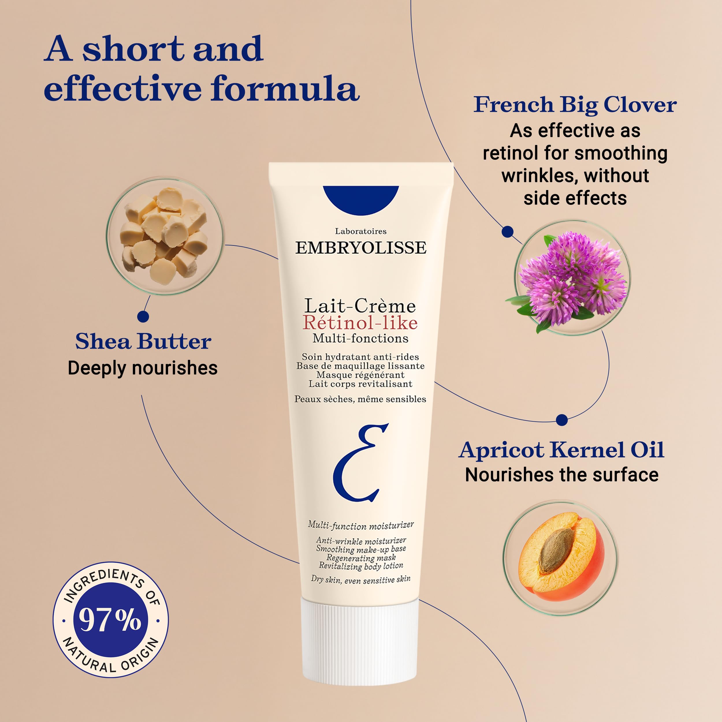 Embryolisse Lait-Crème cuida piel sensible con nutrición suave