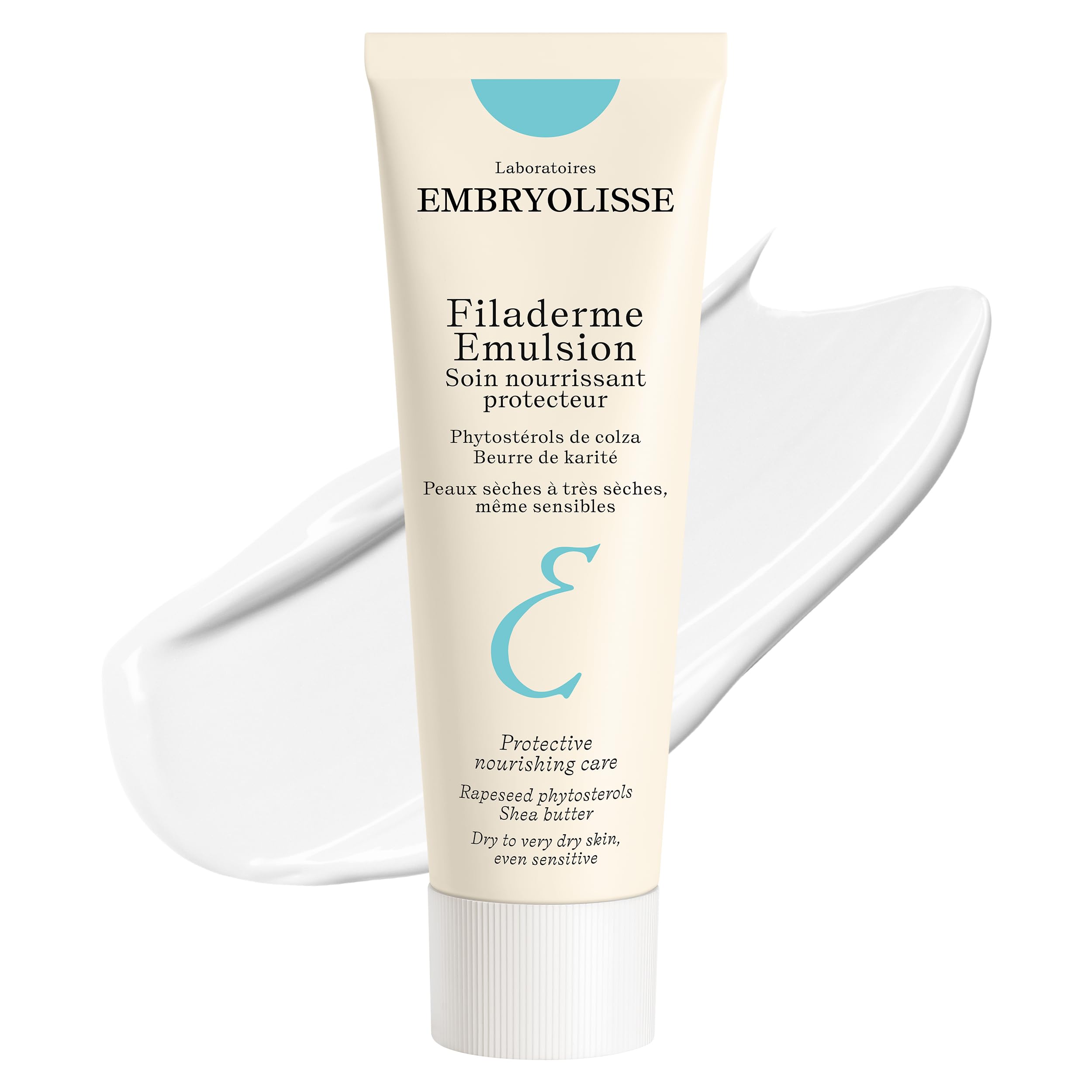 Embryolisse Filaderme Emulsion, botella de crema para hidratación profunda.