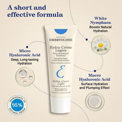 Embryolisse hidratación para piel normal a mixta, ligero confort.