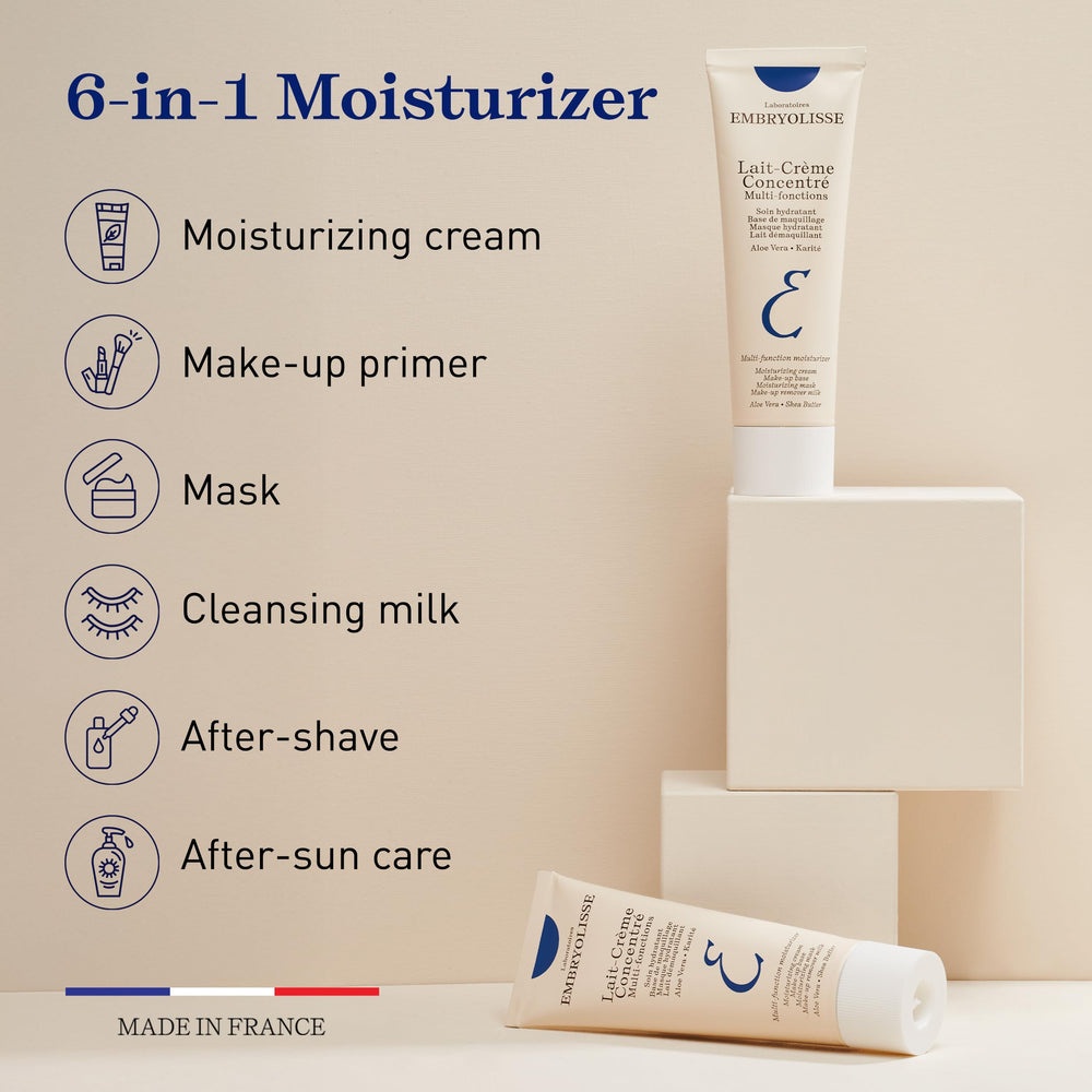Primer de maquillaje suave con Embryolisse Lait-Crème Concentré para acabado liso.