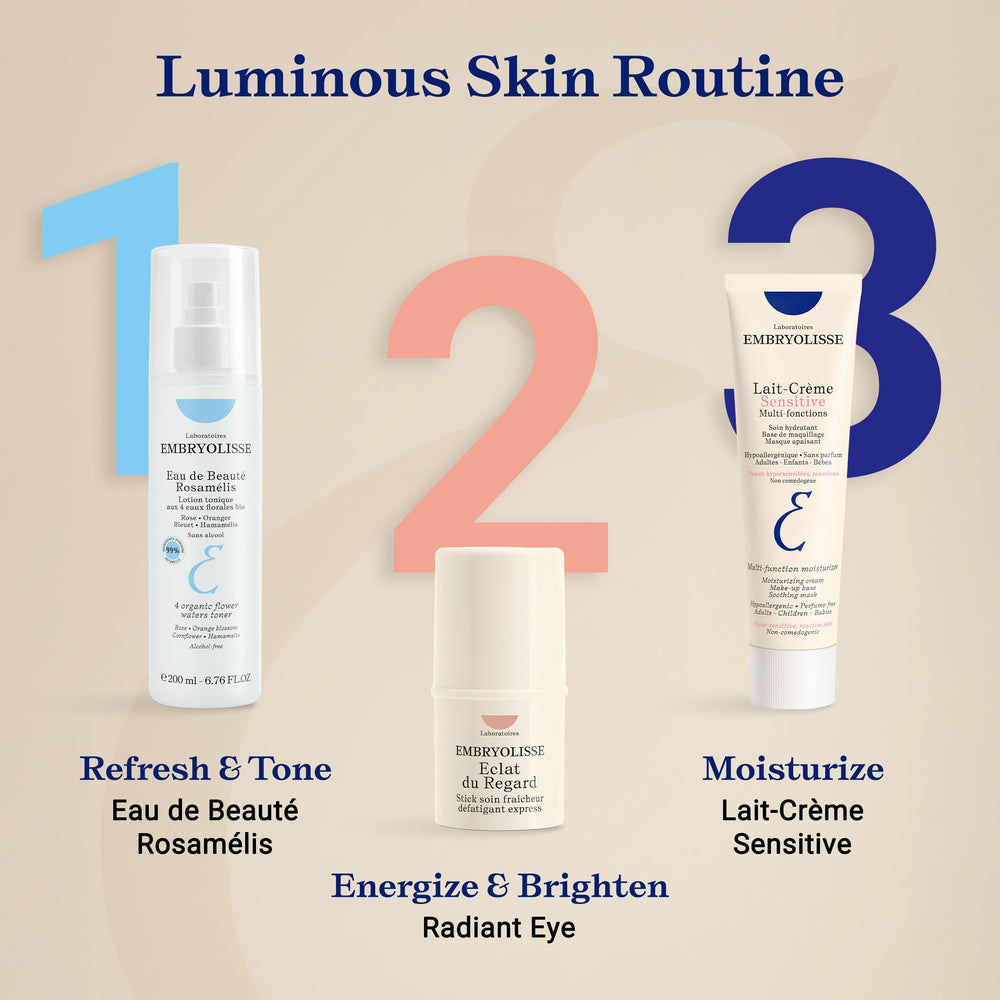 Embryolisse Lait Crème Sensitive: envase de aluminio reciclable, opción sostenible.