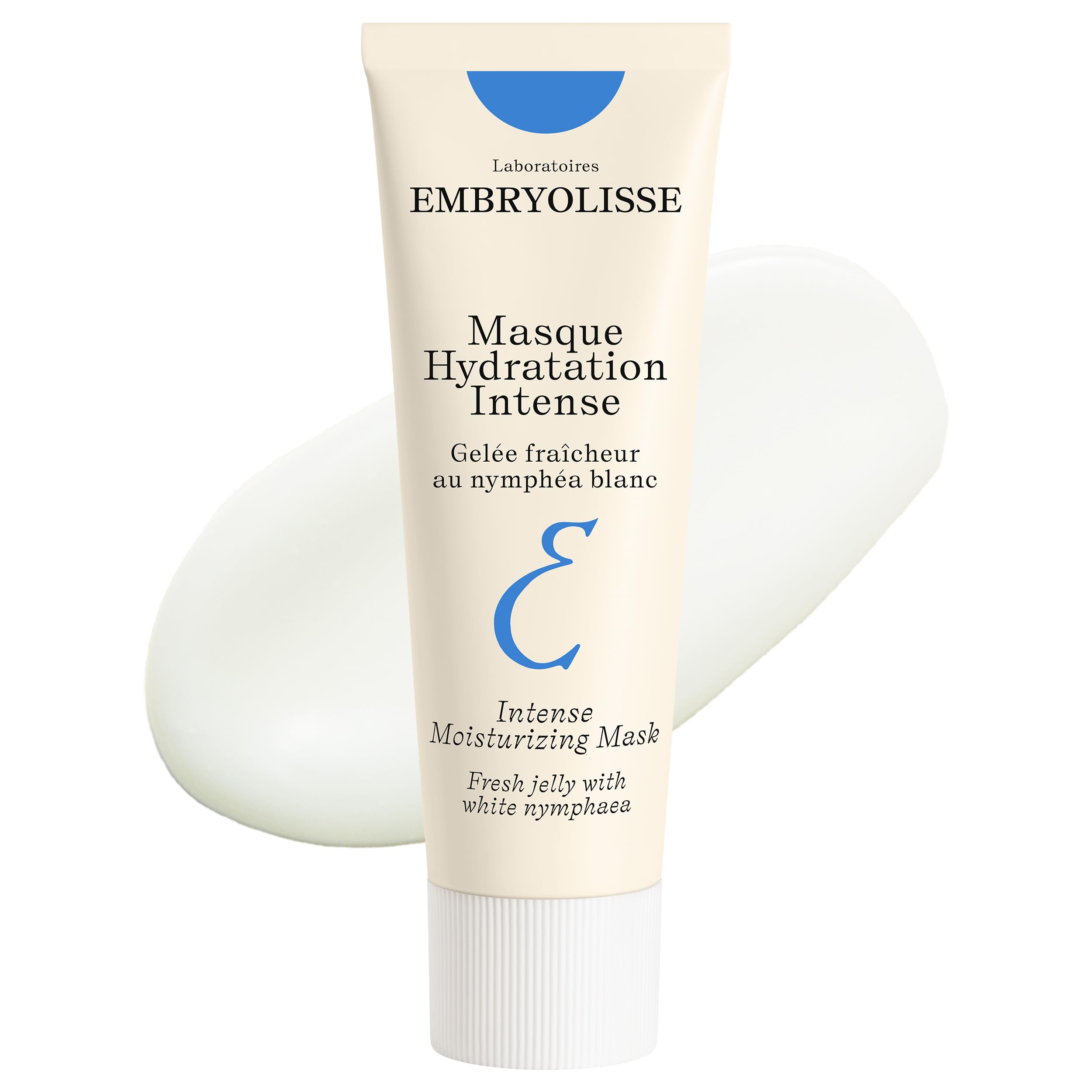 Embryolisse mascarilla hidratante intensa, textura gel suave para hidratación profunda.