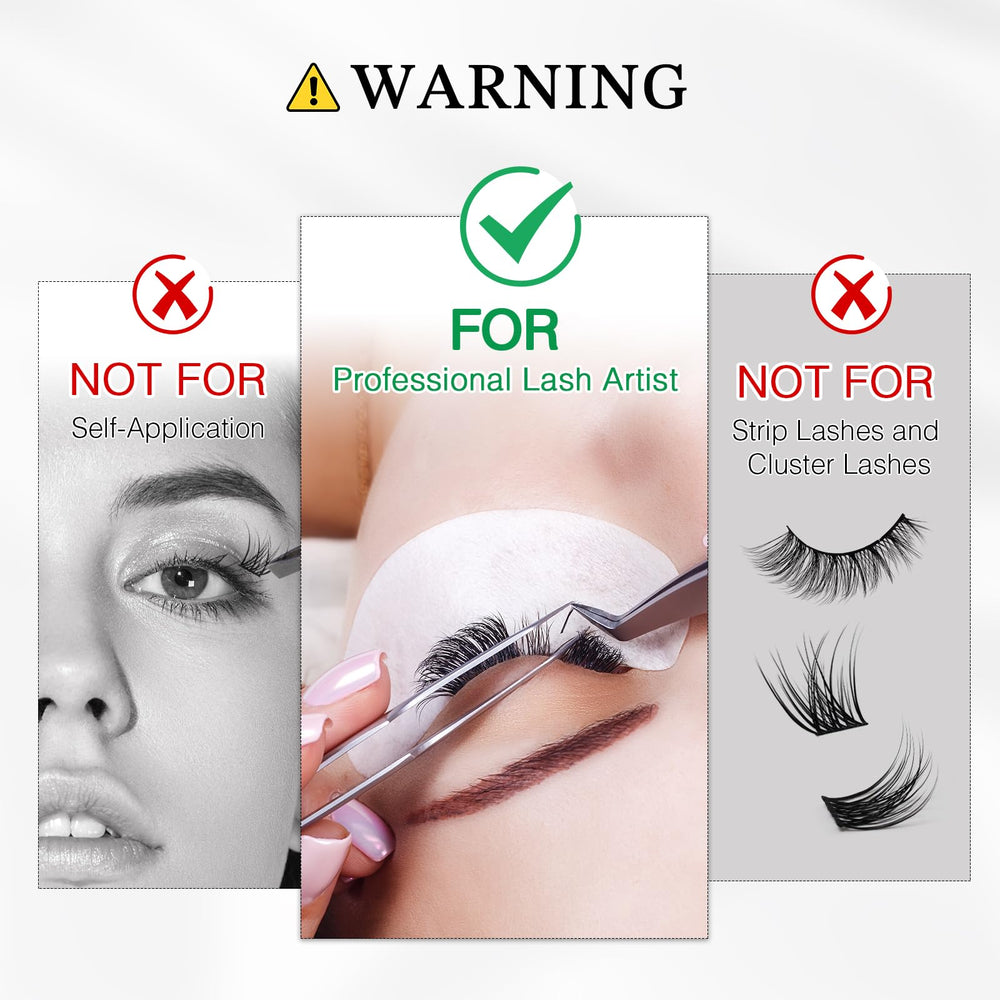 EMEDA adhesivo para extensiones, secado rápido en 1 segundo para eficiencia.