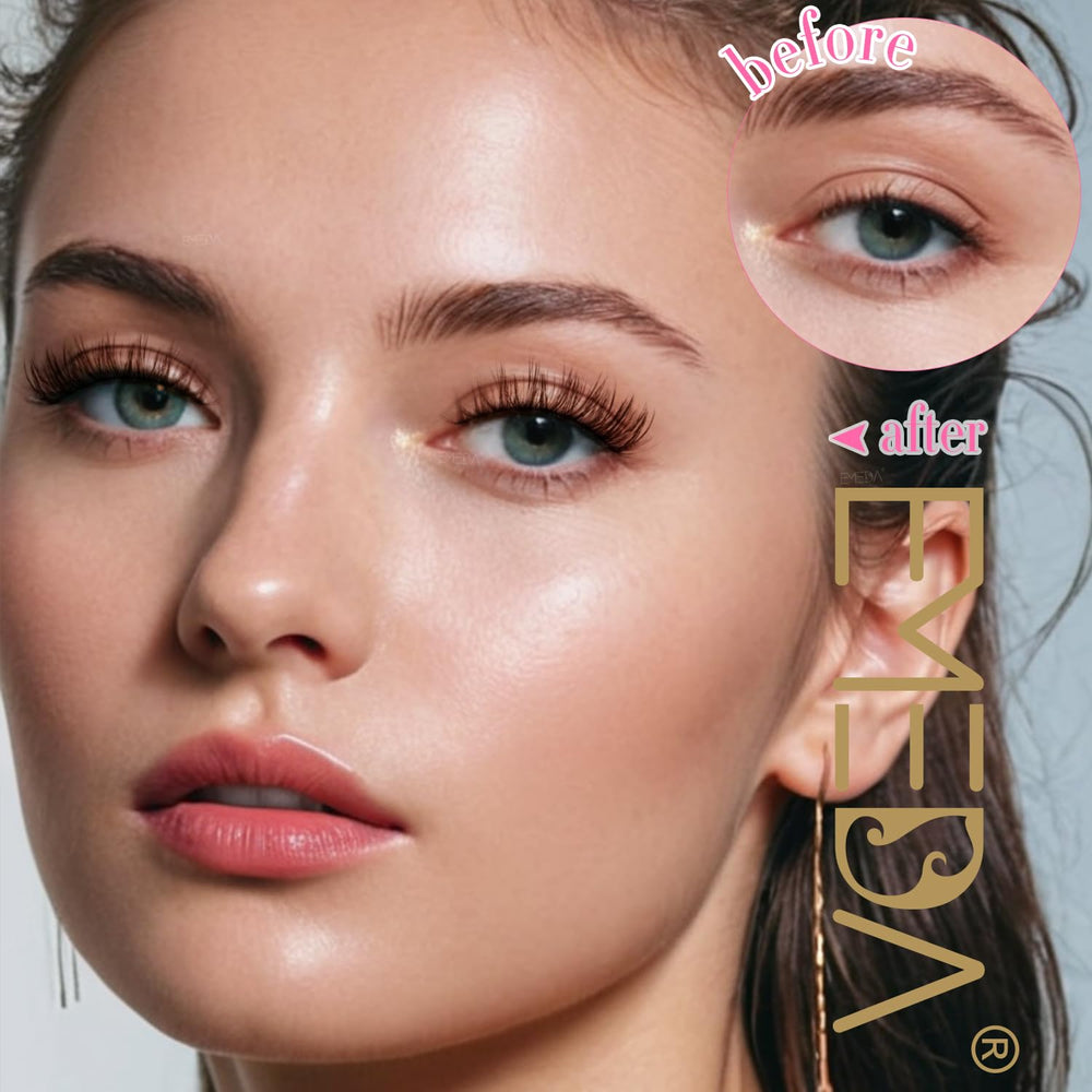 EMEDA Fibras visión artificiales suaves para un efecto voluminoso ligero.