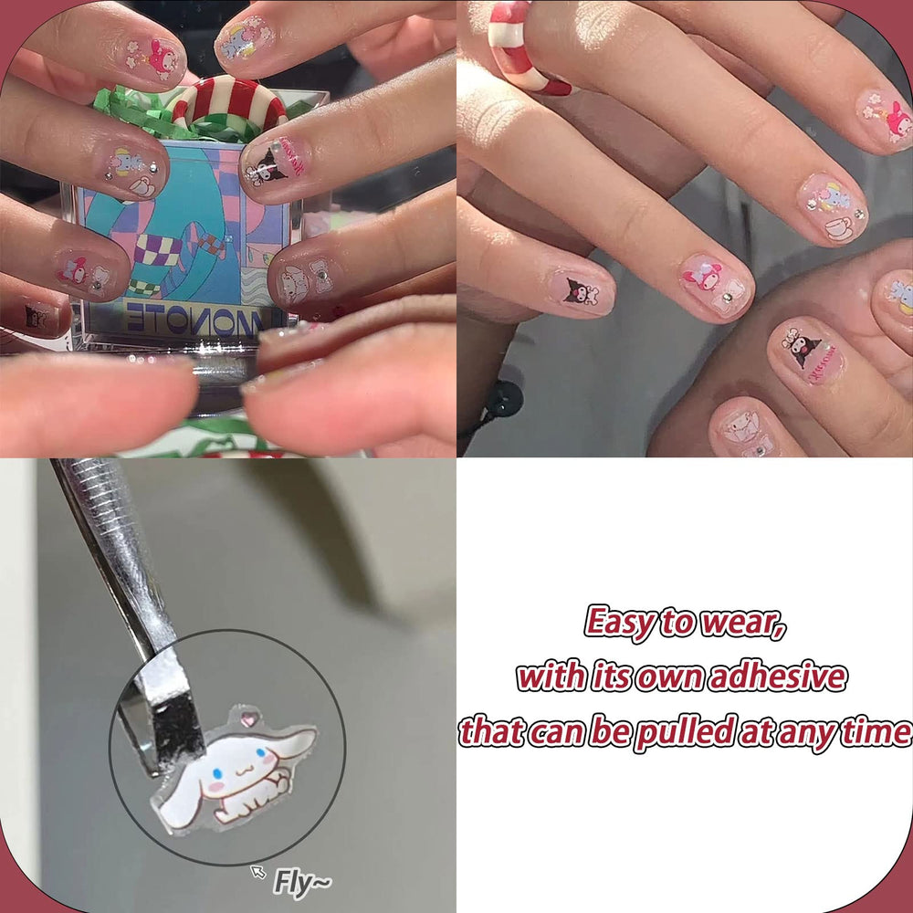 Emifunny colección 05: efectos brillantes para uñas festivas.