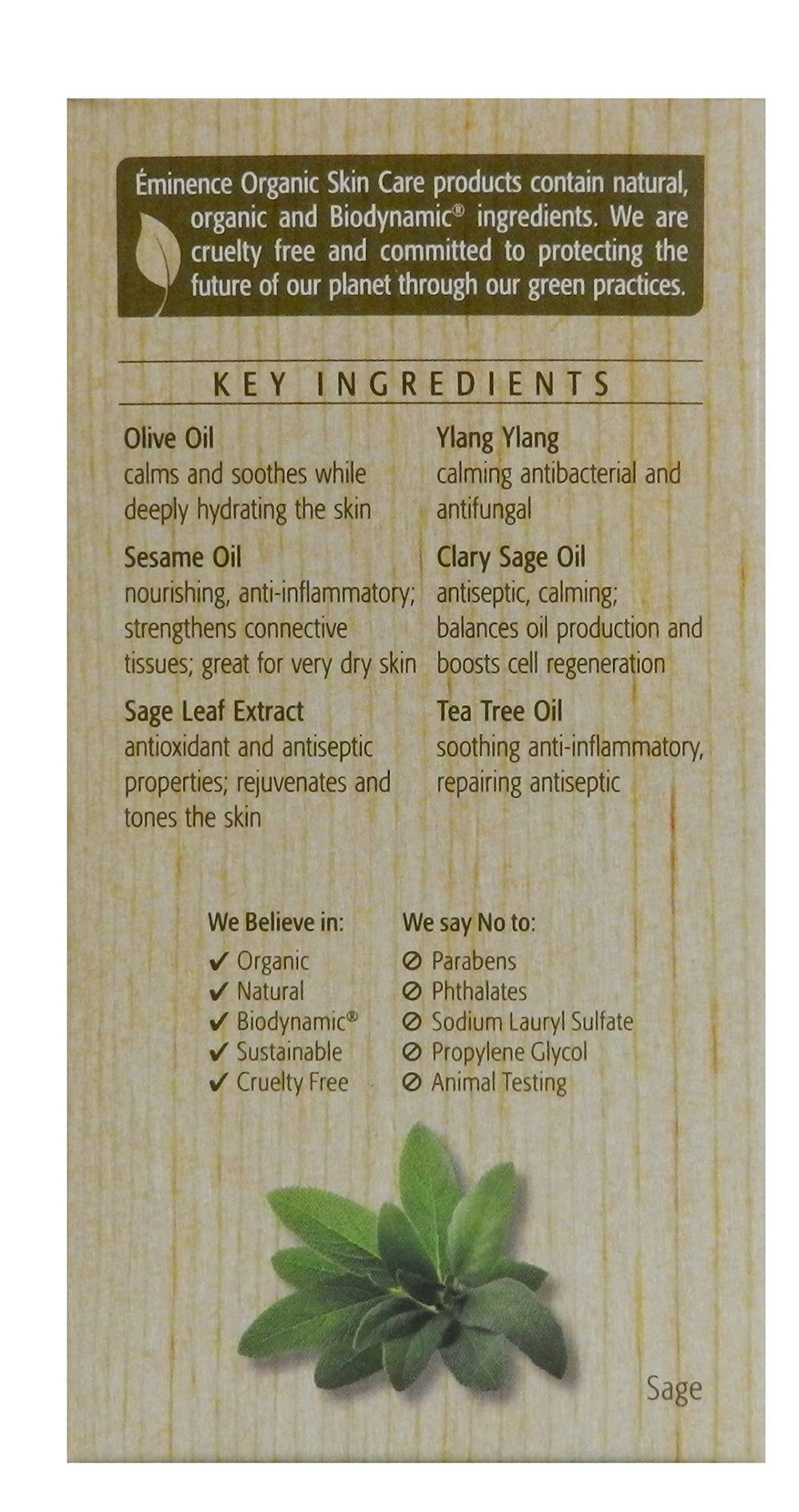 Eminence Aceite de Recuperación Facial, textura sedosa para uso diario