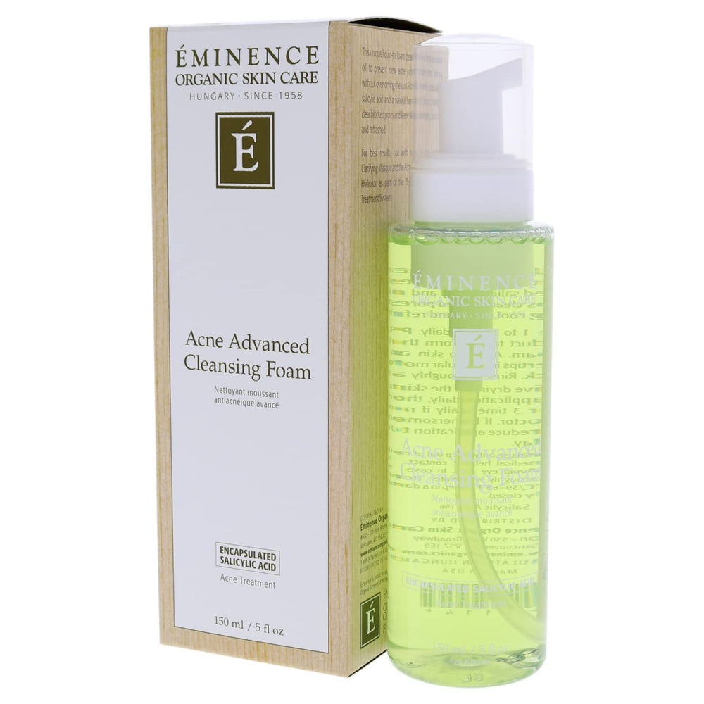 Eminence Acne Advanced: piel calmada tras la limpieza, con aspecto más claro