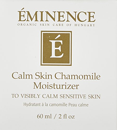 Eminence Calm Skin: etiqueta clara para cuidado diario.