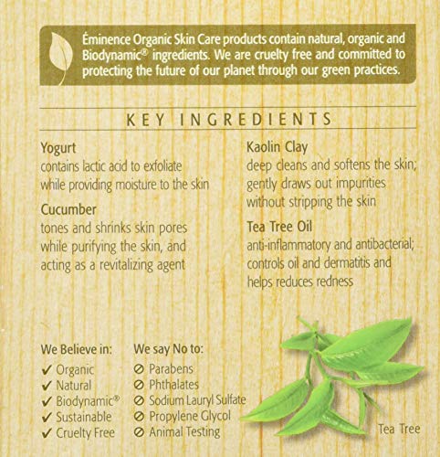 Eminence Clear Skin Probiotic Masque emballage bouteille 2oz: dosage pratique et propre.