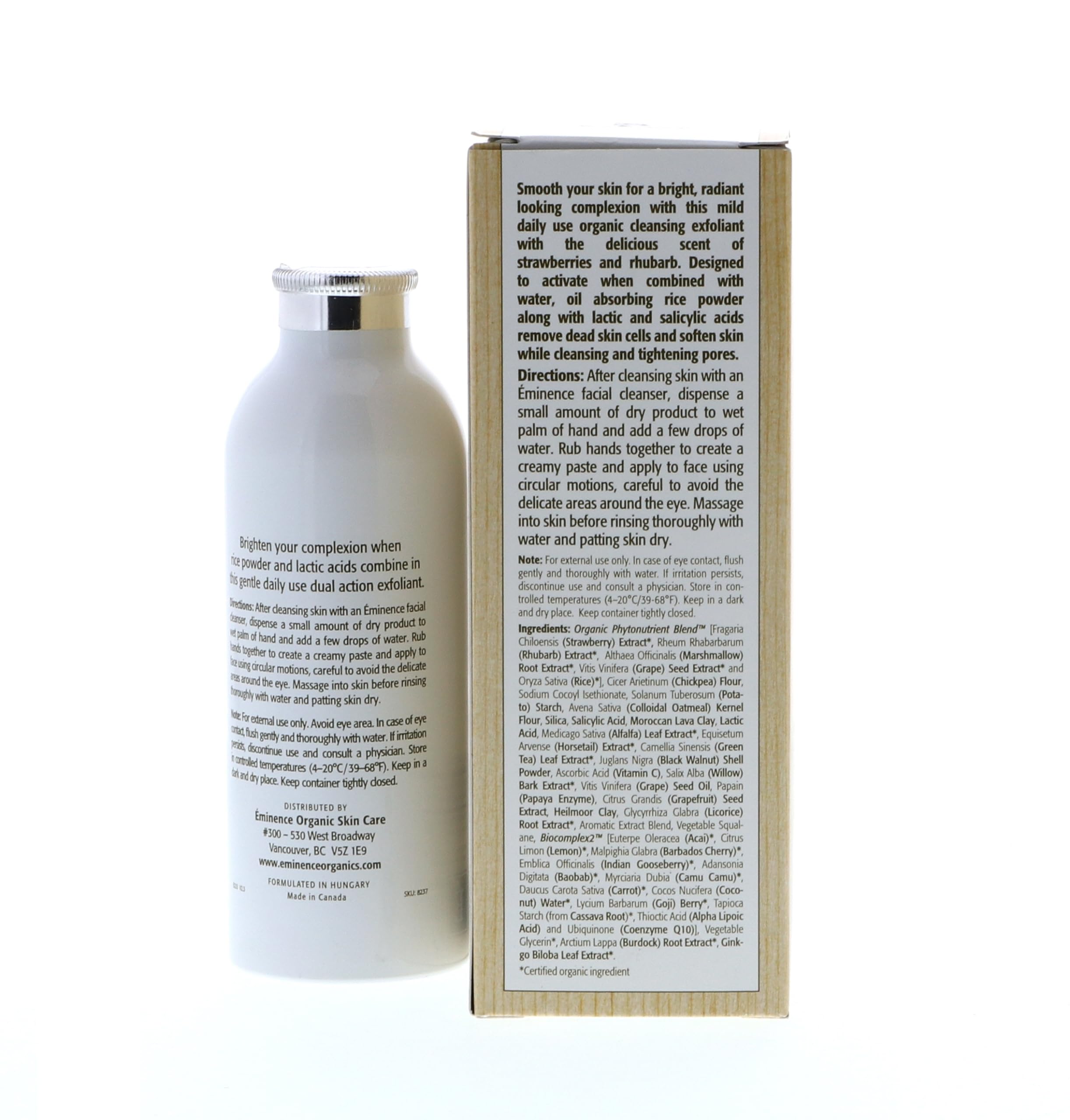 Pulido facial que revela una piel más clara y luminosa tras el uso