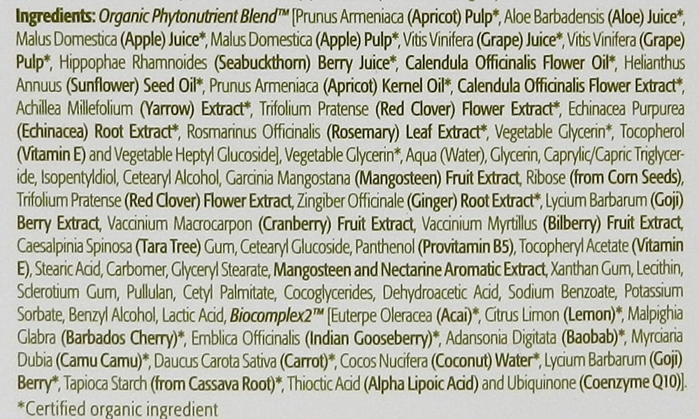 Eminence Mangosteen Gel: ingredientes clave antioxidantes para piel saludable