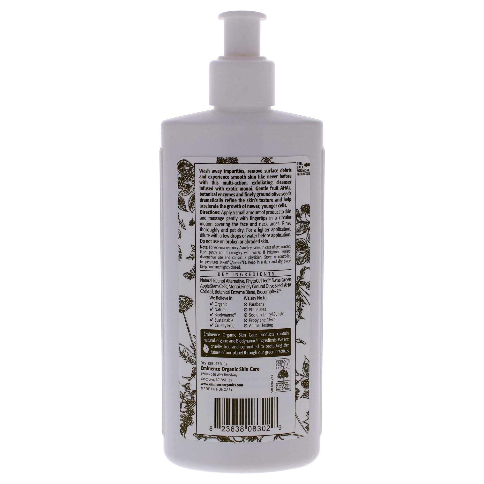 Eminence Monoi Age Corrective, exfoliant visage, texture soyeuse et parfum exotique Monoi.